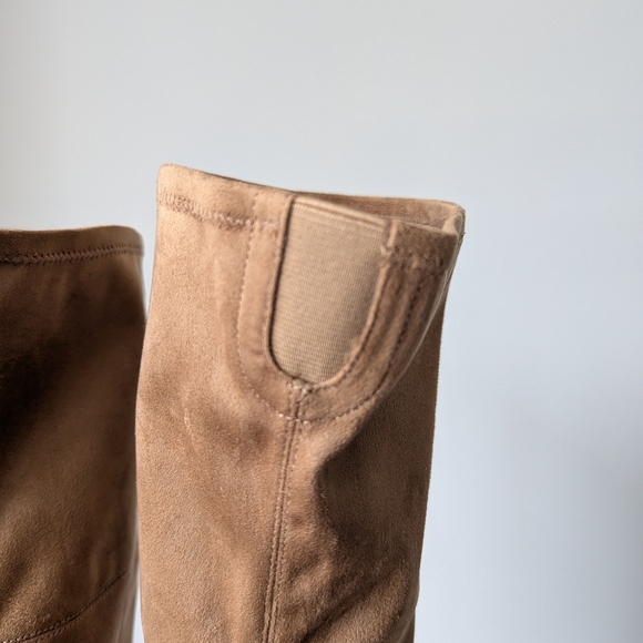 🔥NEW MARC FISHER Garalyn Over The Knee Boots, Natural Tan, 6.5 US, MSRP$250 - Picture 5 of 12
